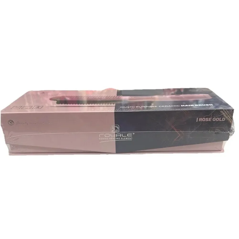 Royale Multi-Purpose Ceramic Hair Brush Limited Edition Rose Gold NEW